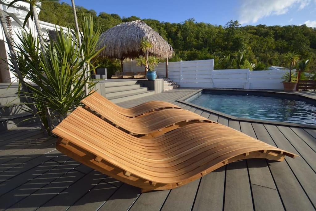 La Villa Coconut Vue A 180° Mer Rocher Du Diamant Le Diamant Dış mekan fotoğraf