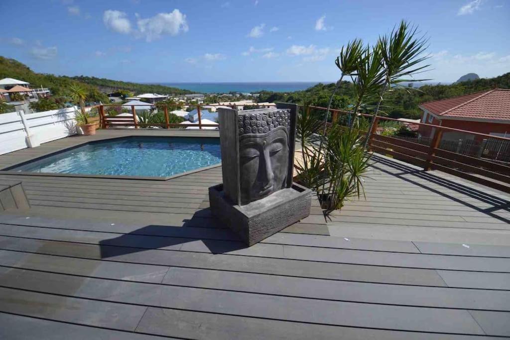 La Villa Coconut Vue A 180° Mer Rocher Du Diamant Le Diamant Dış mekan fotoğraf