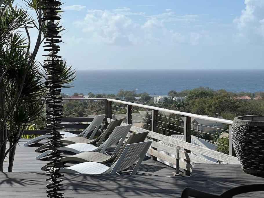 La Villa Coconut Vue A 180° Mer Rocher Du Diamant Le Diamant Dış mekan fotoğraf